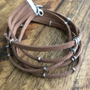 Layered choker necklace
